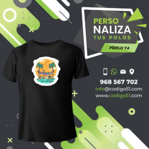 Polo estampado nacional